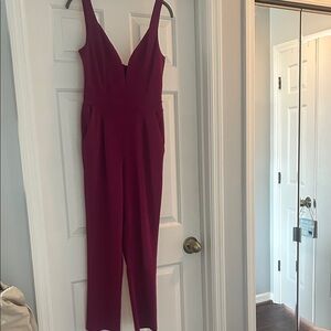 EXPRESS Elegant Magenta Jumpsuit